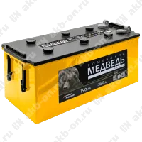 Аккумулятор автомобильный 12В 190Ач Тюменский Медведь  болт прямой полярности